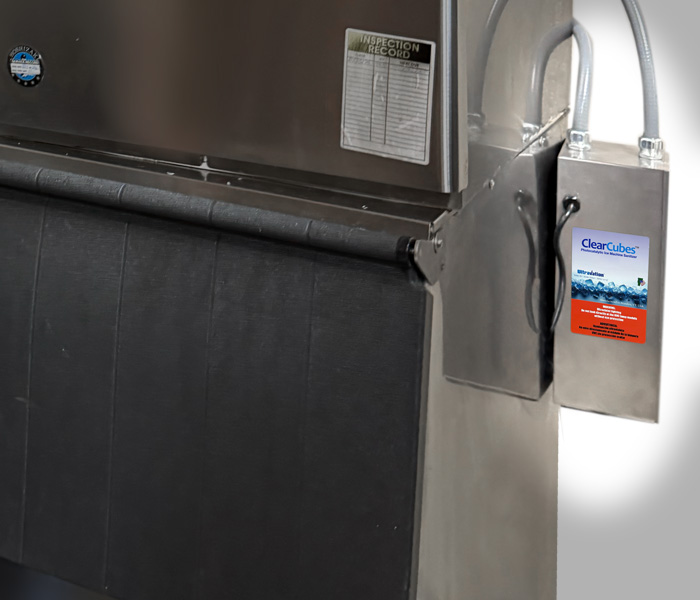 Ice machine with ClearCubes PCO installed